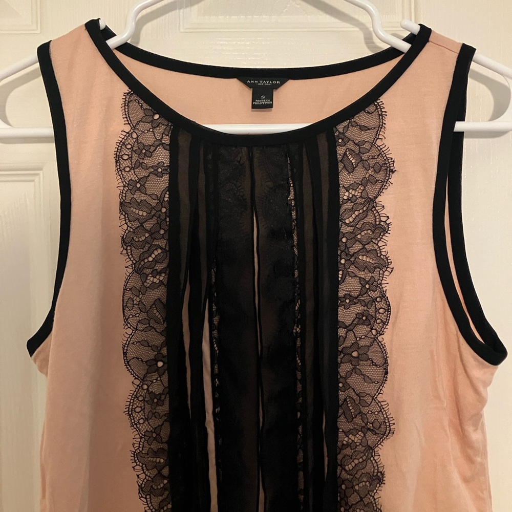 Ann Taylor Ruffle Tank Top
